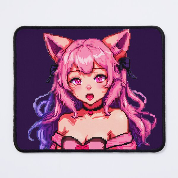 Item preview, Retro RPG Pixel Art Anime Cat Girl designed and sold by Octagon20XX.