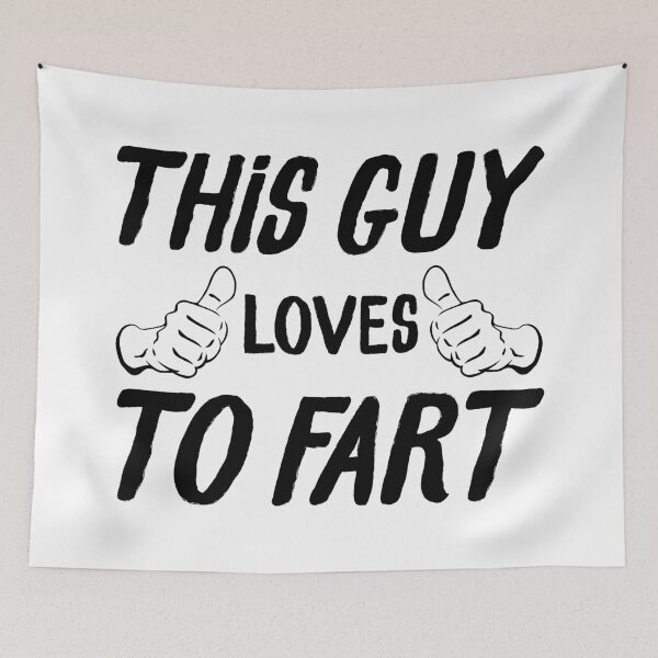 Item preview, Funny This Guy Loves To Fart Pun designed and sold by wingstar.