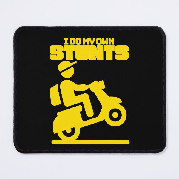 Item preview, I Do My Own Stunts, Yellow designed and sold by UNK-Fatigues.