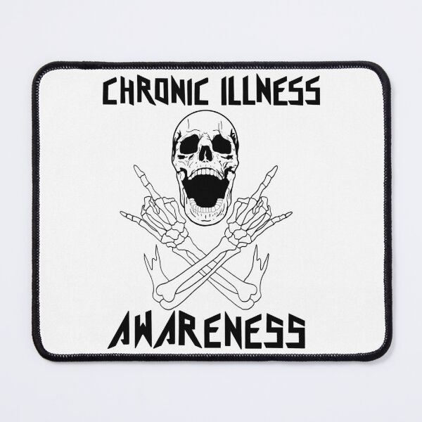 Item preview, Chronic Illness Awareness Skull designed and sold by Be-Potsitive.