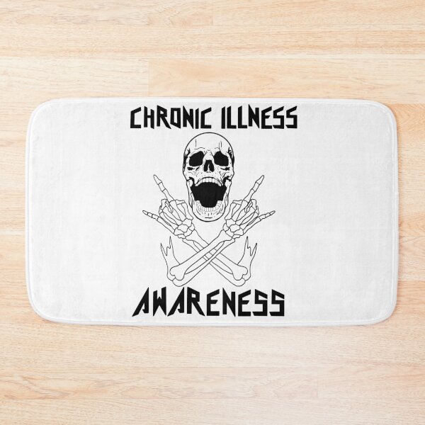 Item preview, Chronic Illness Awareness Skull  designed and sold by Be-Potsitive.