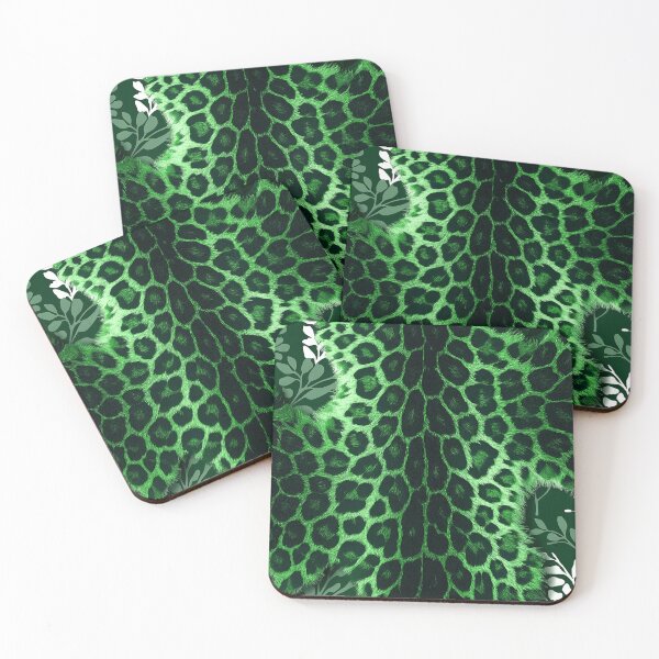 Item preview, Midnight Leopard Pattern - Green designed and sold by Exodoi.