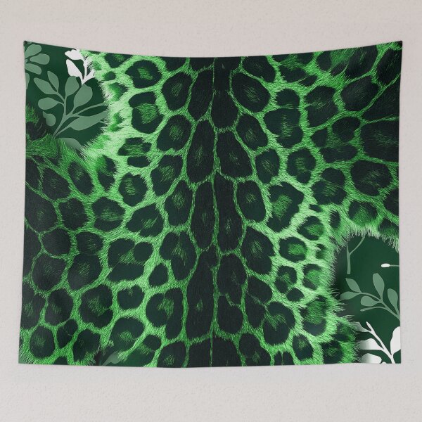 Item preview, Midnight Leopard Pattern - Green designed and sold by Exodoi.