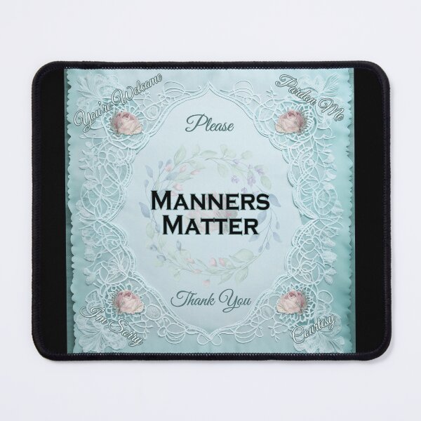 Item preview, Manners Matter designed and sold by Karen Wood.