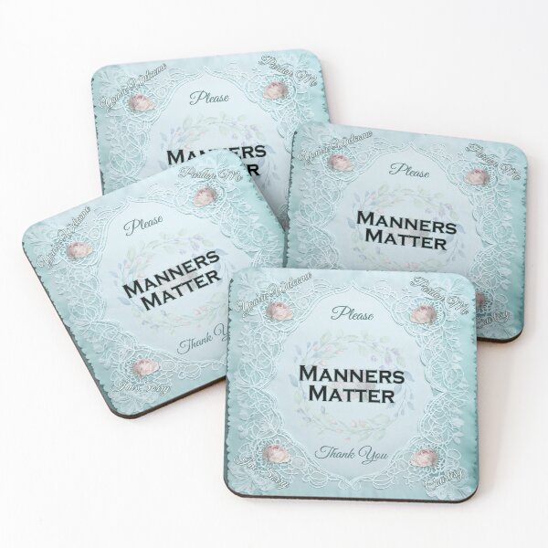 Item preview, Manners Matter designed and sold by Karen Wood.
