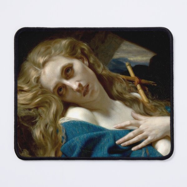 Item preview, Mary Magdalene in the Cave - Hugues Merle designed and sold by forgottenbeauty.