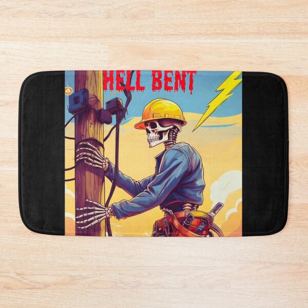 Item preview, Hell Bent Lineman designed and sold by TheCussnWolf.