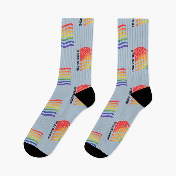 Item preview, Indivisible - Equal Rights - Rainbow American USA Flag designed and sold by SpeakBoldly.