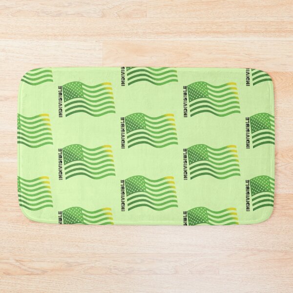 Item preview, Indivisible - Mental Health Awareness - Green and Yellow American USA Flag designed and sold by SpeakBoldly.