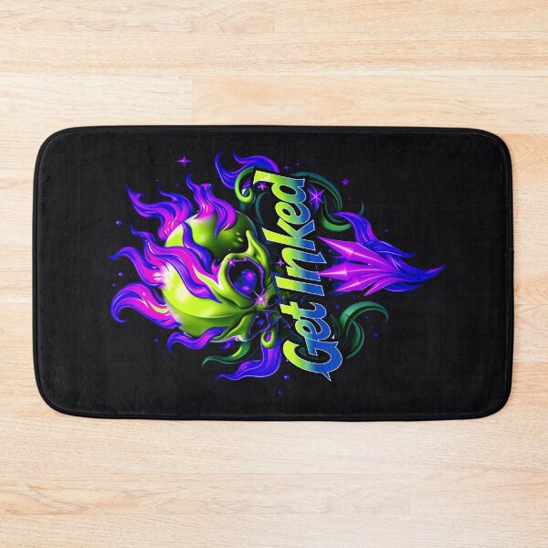 Item preview, Get Inked Cool Fire Skull Tattoo Design  designed and sold by TheArtOfPat.