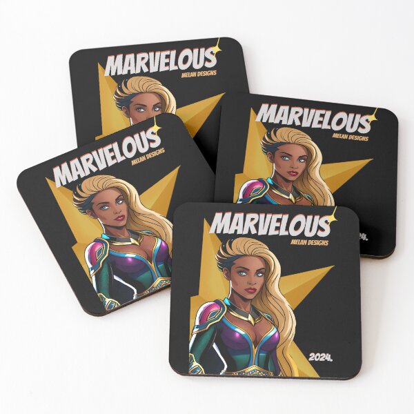 Item preview, Superhero Woman Marvelous 2024 Stylish Blonde Hair Comic designed and sold by Melan Designs.