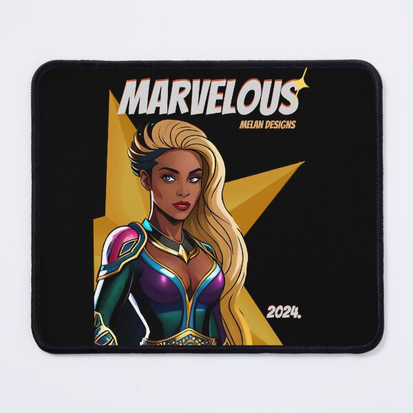 Item preview, Superhero Woman Marvelous 2024 Stylish Blonde Hair Comic designed and sold by Melan Designs.