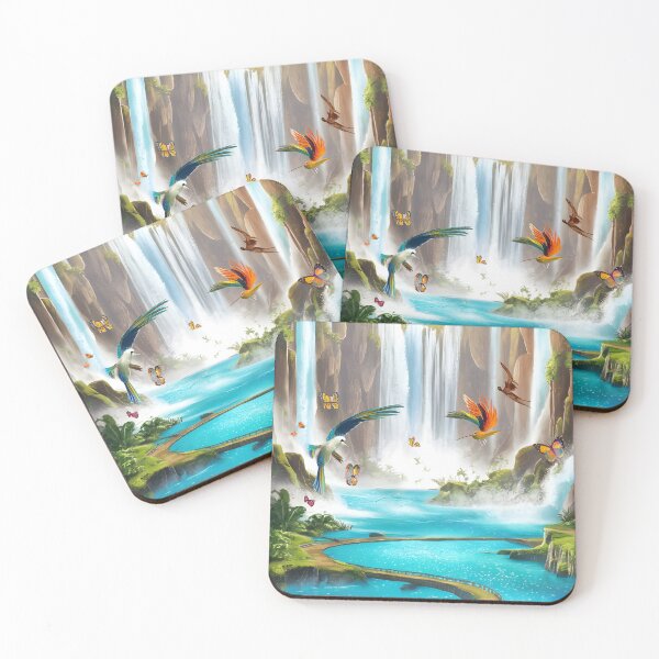 Item preview, Jungle Waterfall Fantasyland designed and sold by Idea-Artwork.