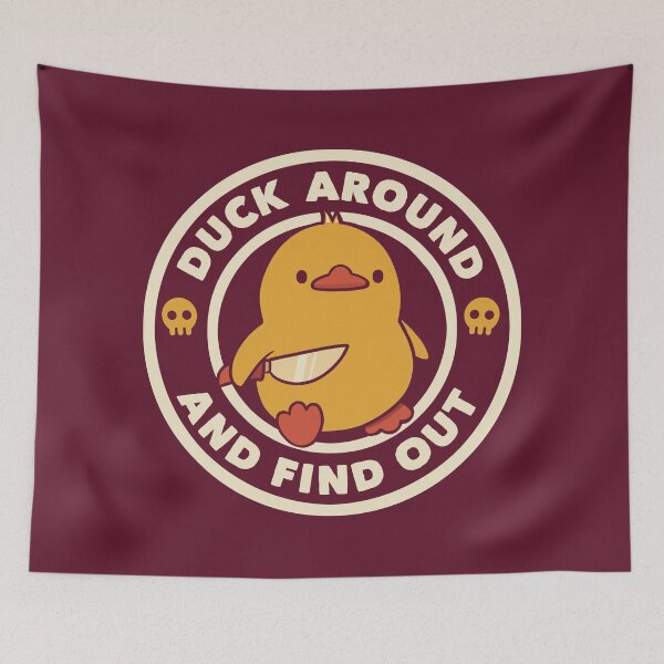 Item preview, Duck Around And Find Out Viva Magenta by Tobe Fonseca designed and sold by Tobe Fonseca®.