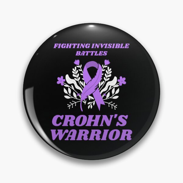 Item preview, Crohn's Warrior Fighting Invisible Battles designed and sold by 87-Aesthetics.