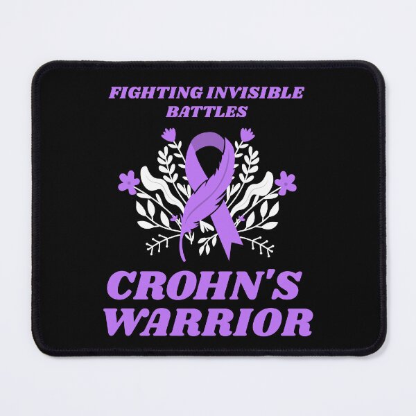 Item preview, Crohn's Warrior Fighting Invisible Battles designed and sold by 87-Aesthetics.