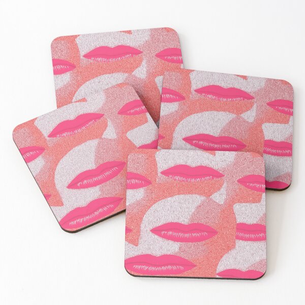 Item preview, Retro lips pattern designed and sold by Temuri Studio.