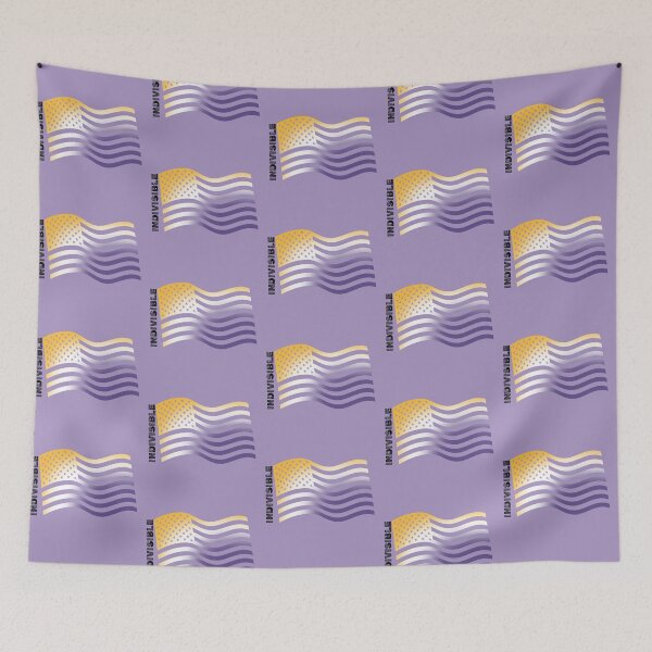 Item preview, Indivisible - Women’s Rights Awareness, Suffrage - Yellow, Purple, White American USA Flag designed and sold by SpeakBoldly.