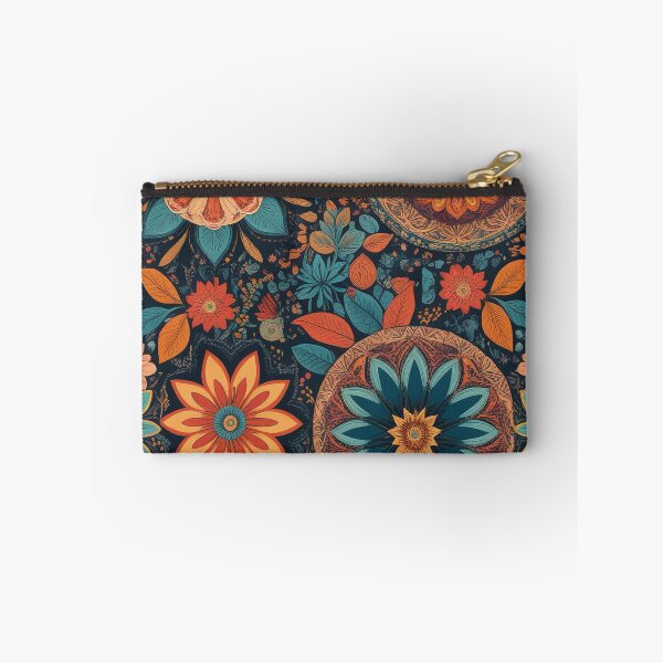 Item preview, Floral Pattern Whimsical Wild Life Vintage Zentangle Art designed and sold by Witty Shirts.