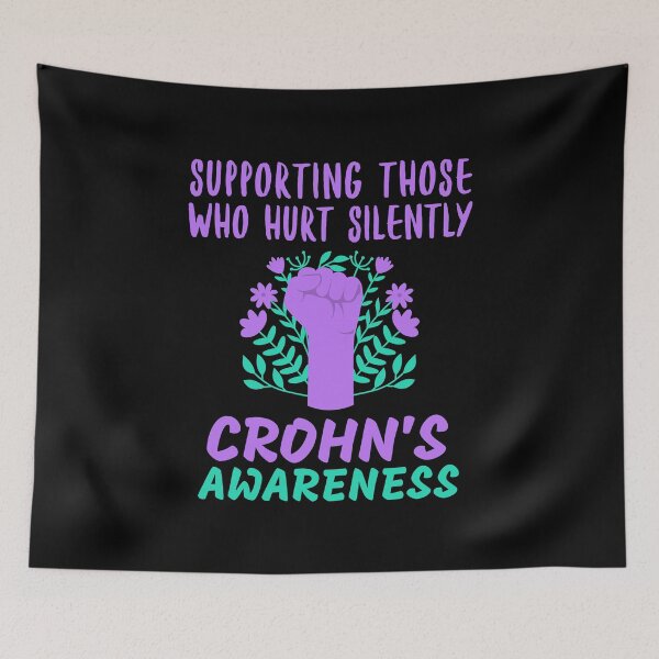 Item preview, Crohn's Awareness Supporting those who hurt silently designed and sold by 87-Aesthetics.