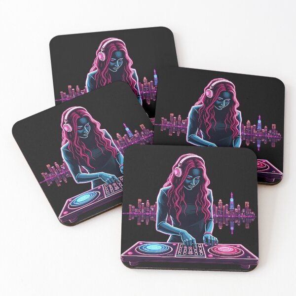 Item preview, DJ Girl from Neon City 03 designed and sold by kjp-design.