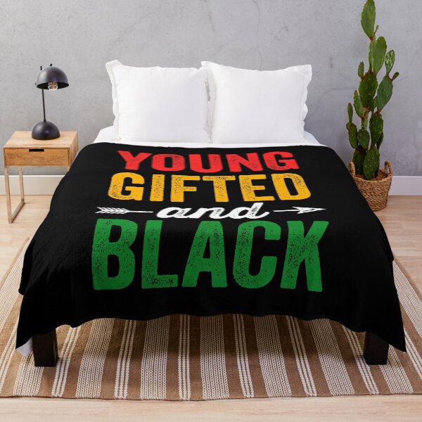 Item preview, Young, Gifted And Black - Africa America Quote designed and sold by kevzadevinca.