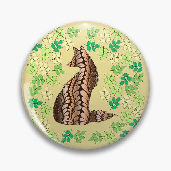Item preview, Zen Flower Petal Art - Brown, Orange, Cream Fox designed and sold by SpeakBoldly.