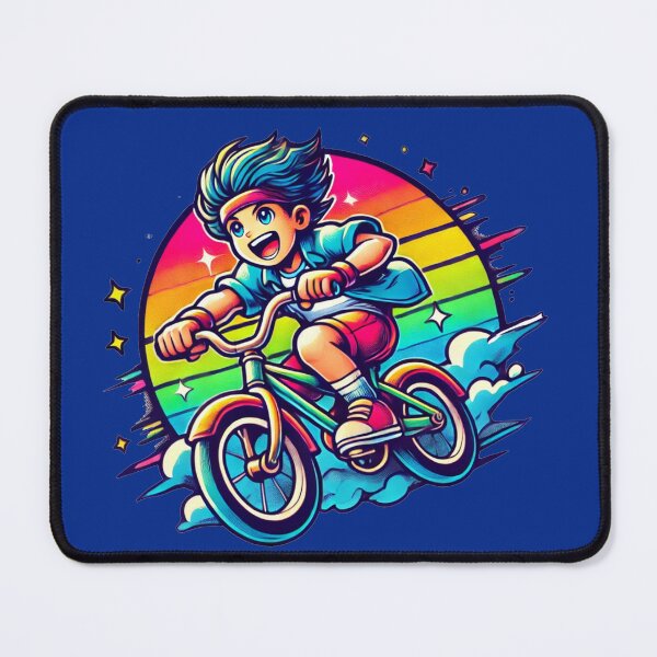 Item preview, Boy on his bike at full speed designed and sold by JonelleTshirts.