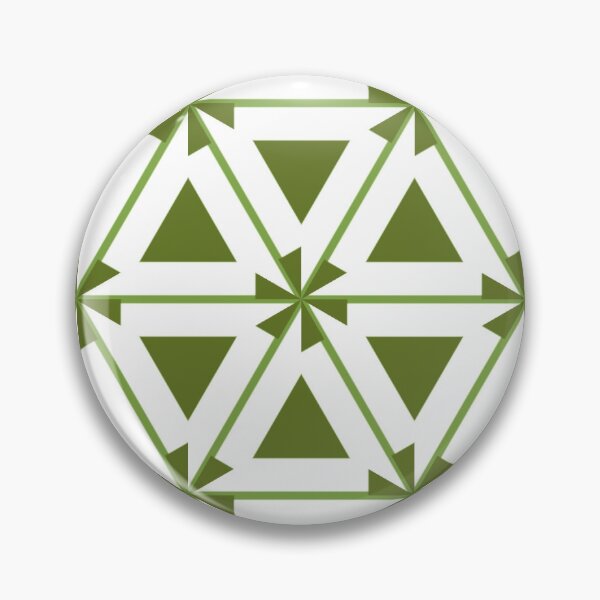 Item preview, Geometric Green Triangle Pattern designed and sold by Genie-0750.