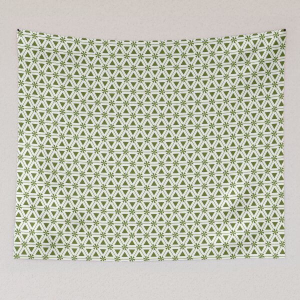 Item preview, Geometric Green Triangle Pattern designed and sold by Genie-0750.