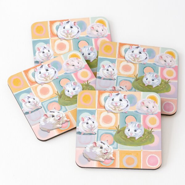 Item preview, Hamster Love : Rainbow Square designed and sold by critter-cuddle.