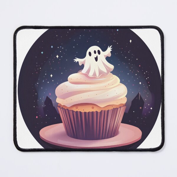 Item preview, Ghost Cupcake Under Starry Night designed and sold by CharmingQuill.