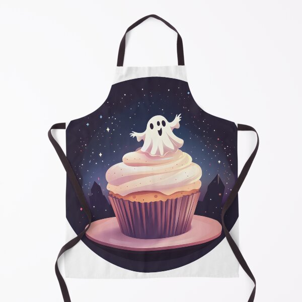 Item preview, Ghost Cupcake Under Starry Night designed and sold by CharmingQuill.