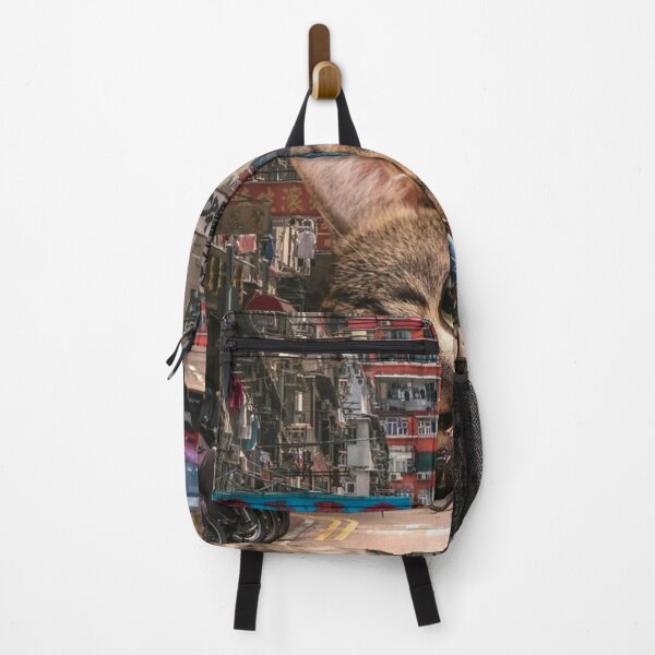 Item preview, City Cat Giant: Surreal Urban Scene designed and sold by Grind107.
