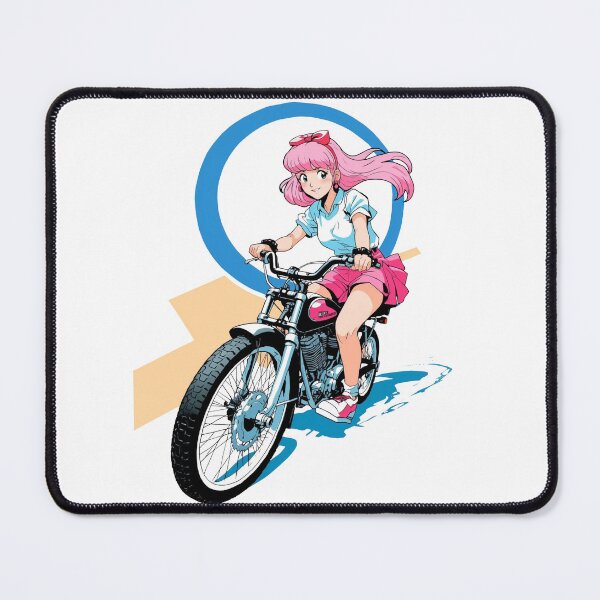 Item preview, Cute girl on motorcycle designed and sold by JonelleTshirts.