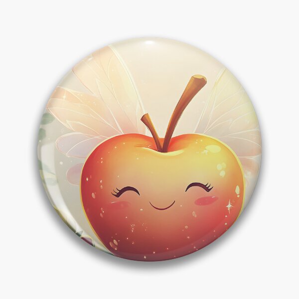 Item preview, Cheerful Apple Fairy with Delicate Wings designed and sold by CharmingQuill.