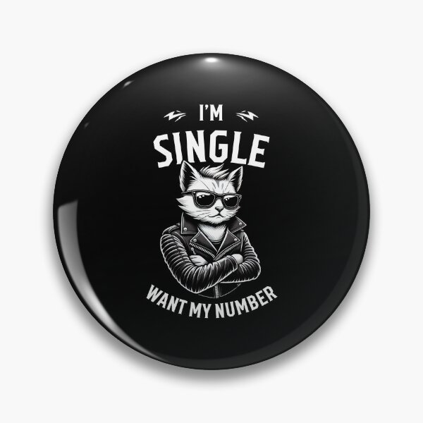 Item preview, I Am Single Want My Number? designed and sold by dudelinart.