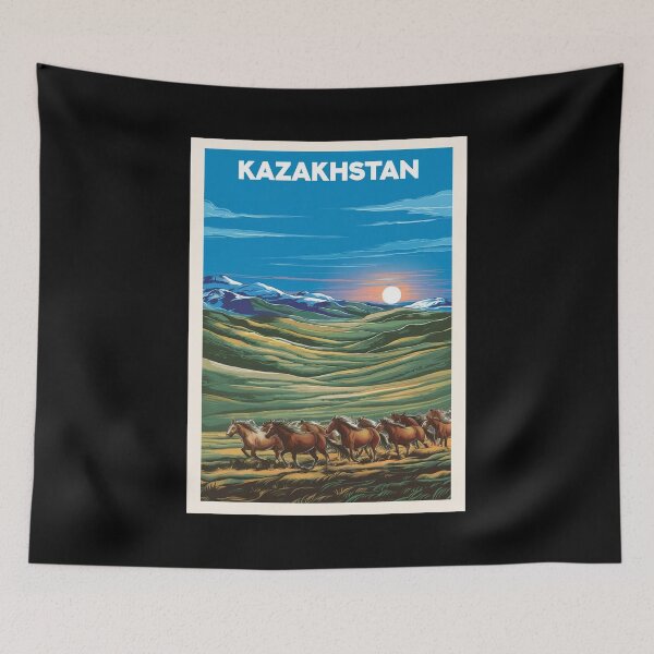 Item preview, Kazakhstan, Travel Art designed and sold by PinkandP.