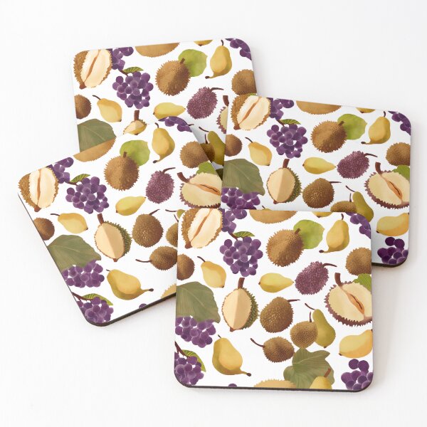 Item preview, A colorful fruit pattern with a variety of fruits including grapes, pears designed and sold by PWDigitalArt.