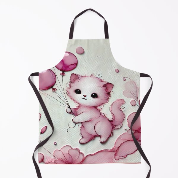 Item preview, Little cat holding balloons designed and sold by Astralia.