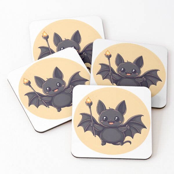 Item preview, Adventurous Bat with a Fiery Torch designed and sold by CharmingQuill.