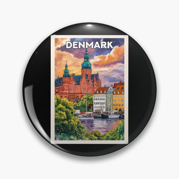Item preview, Denmark, Travel Art designed and sold by PinkandP.