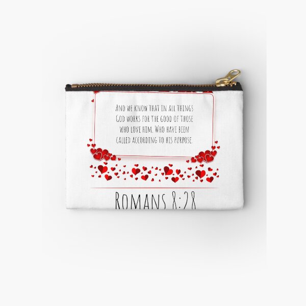 Item preview, God works for the good of those who love him! designed and sold by Woven-in-Jesus.