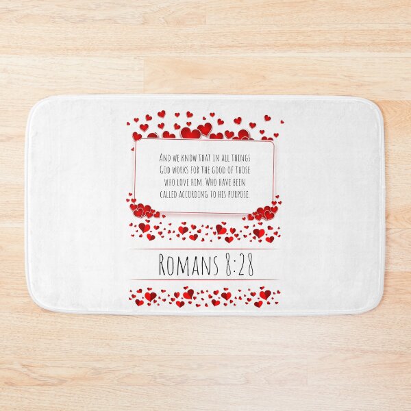 Item preview, God works for the good of those who love him! designed and sold by Woven-in-Jesus.