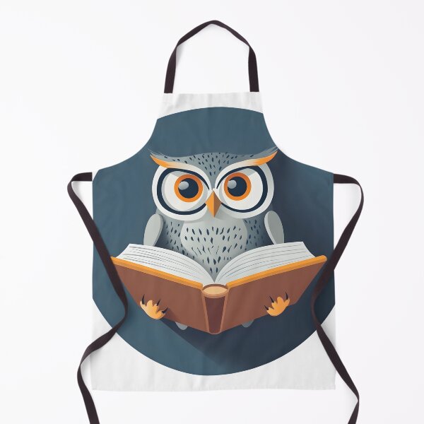 Item preview, Knowledgeable Owl with a Mysterious Book designed and sold by CharmingQuill.