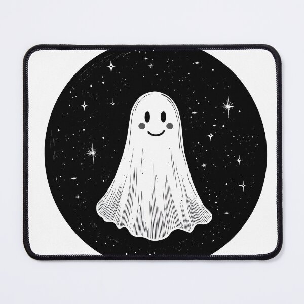 Item preview, Happy Ghost Floating in Starry Night designed and sold by CharmingQuill.