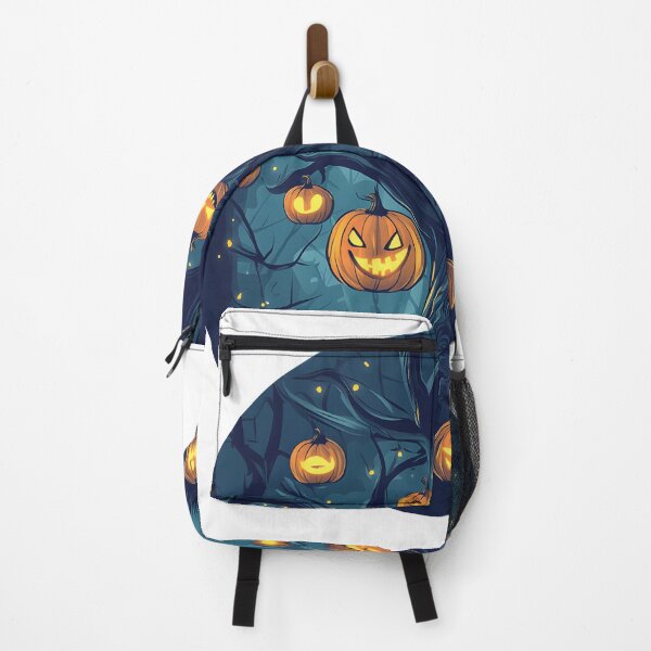 Item preview, Spooky Pumpkin Tree with Glowing Jack-O'-Lanterns designed and sold by CharmingQuill.