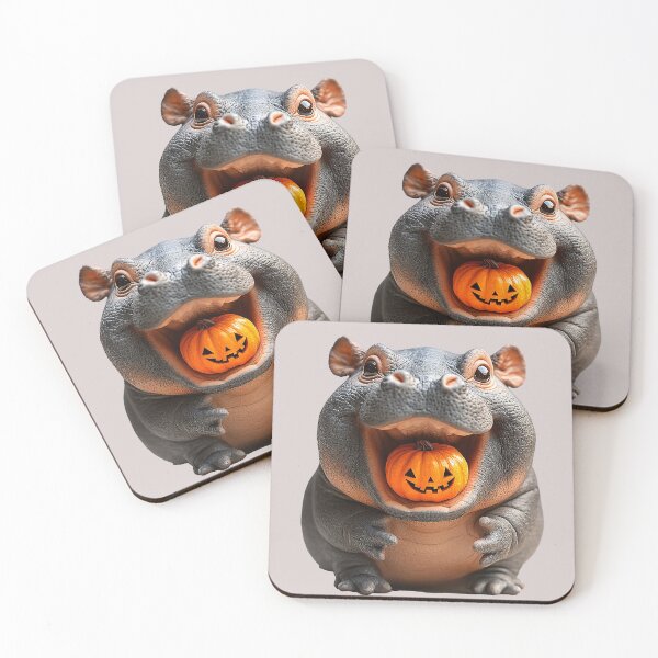 Item preview, Super cute Moo-deng for a super cool Halloween 12 designed and sold by Tem‑Tip of pen.