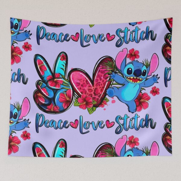 Item preview, Peace And Love Stitch designed and sold by UZRWRLD .