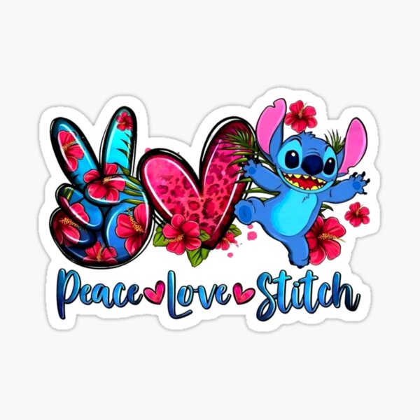 Item preview, Peace And Love Stitch designed and sold by UZRWRLD .
